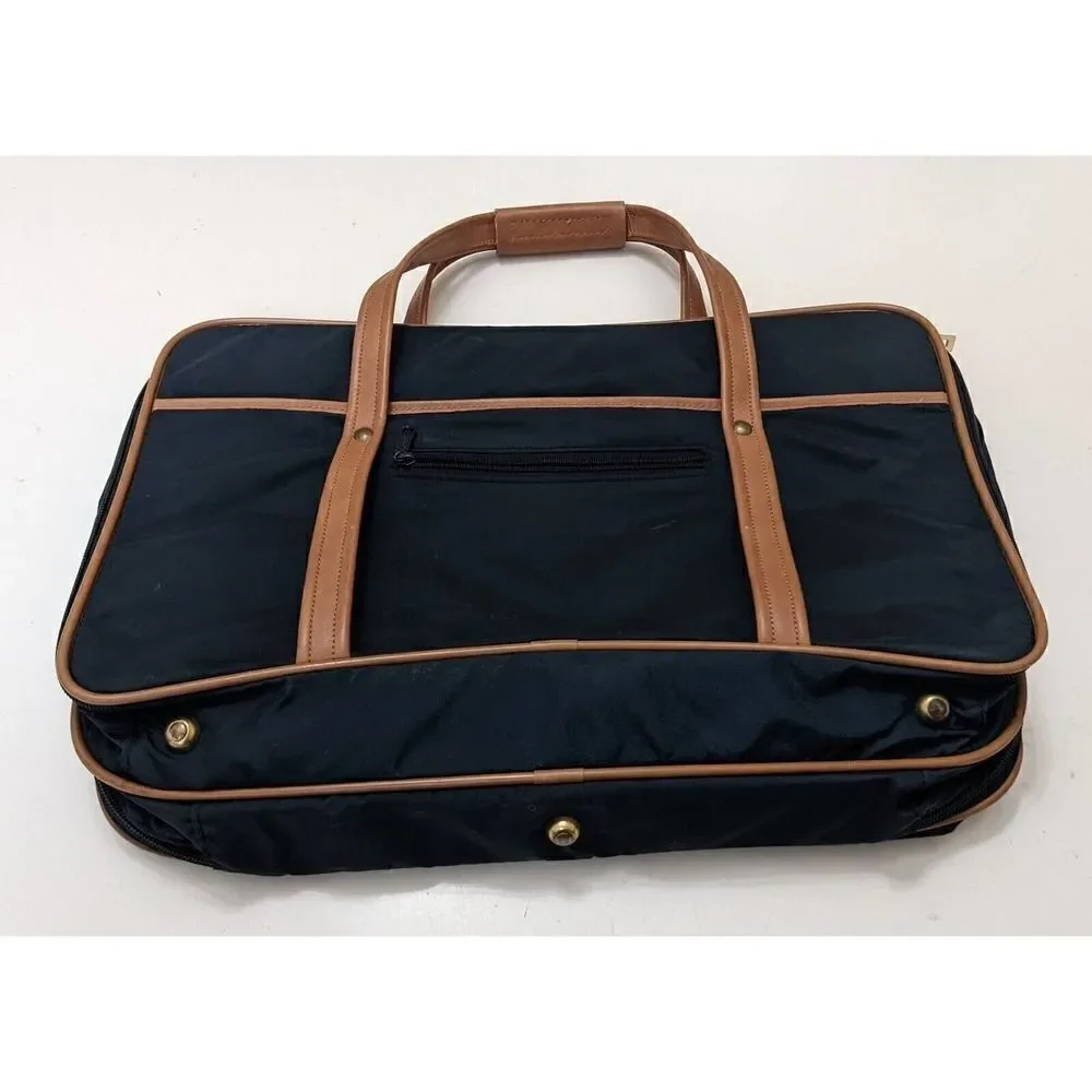 ‎Vintage Ballistic HARTMANN 3 Compartment Nylon Leather Carry-On Duffle Bag